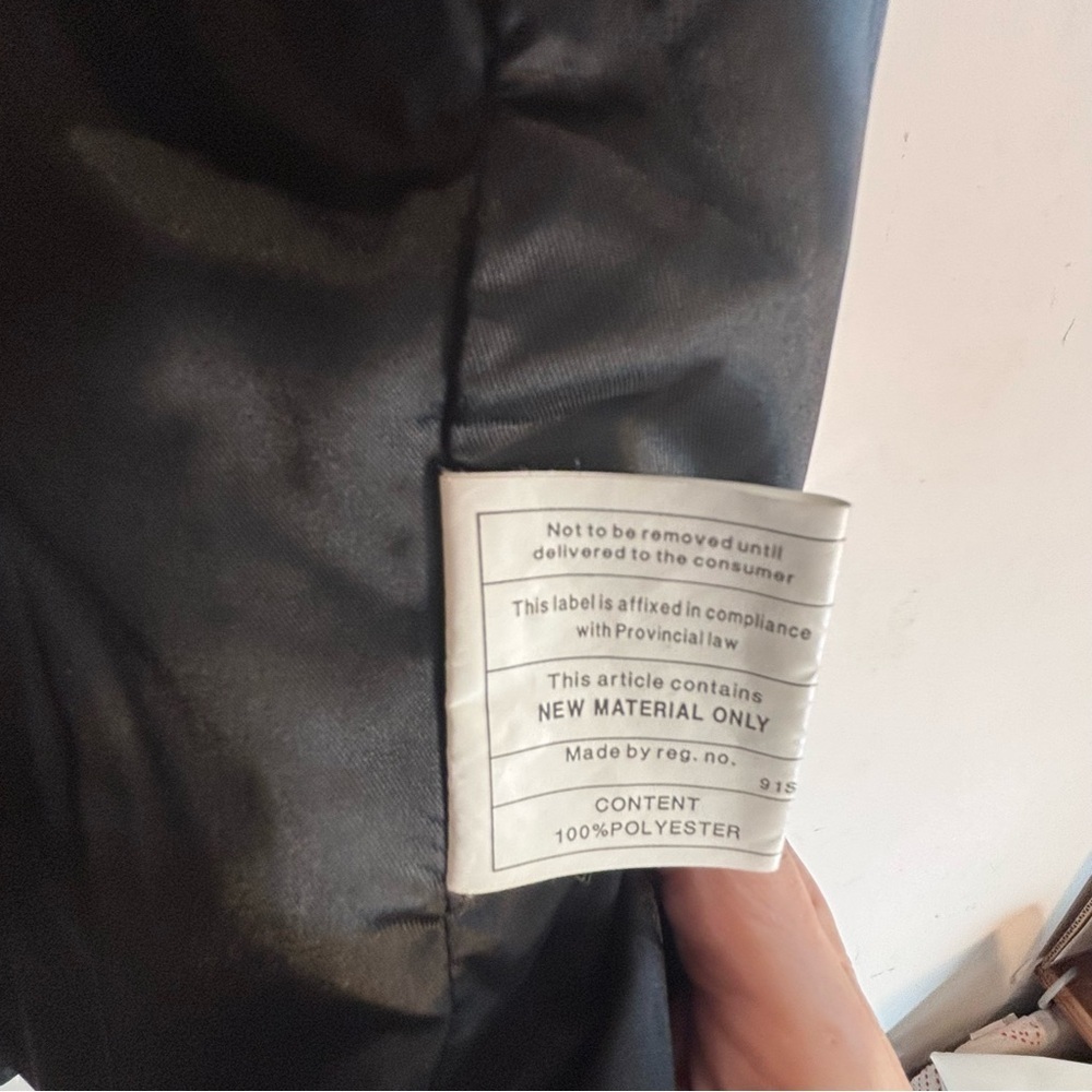 DANIER Sz XL Funnel Neck with Zipper Black Leather Jacket with Pockets Lined - Picture 8 of 10